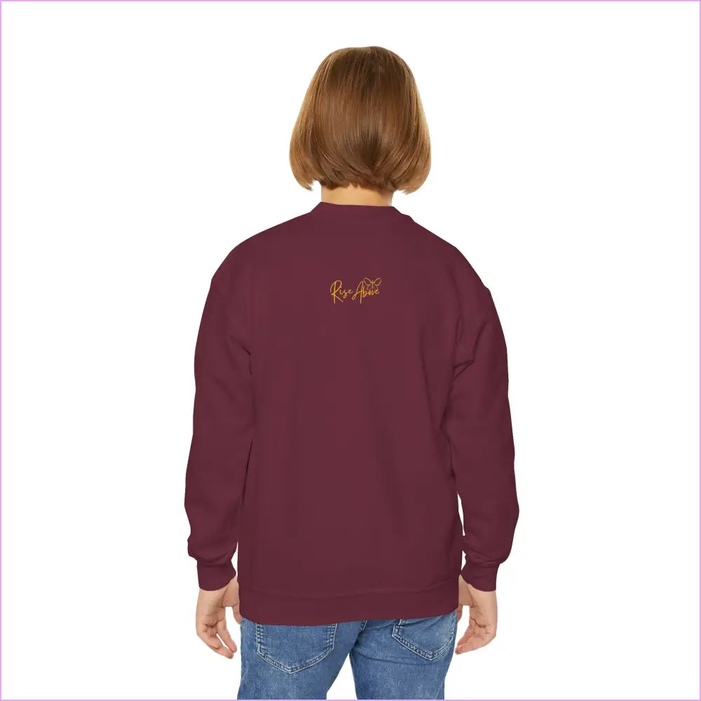 Inspirational Youth Crewneck Sweatshirt - ’Forget the Mistake Remember the Lesson’ - Kids clothes