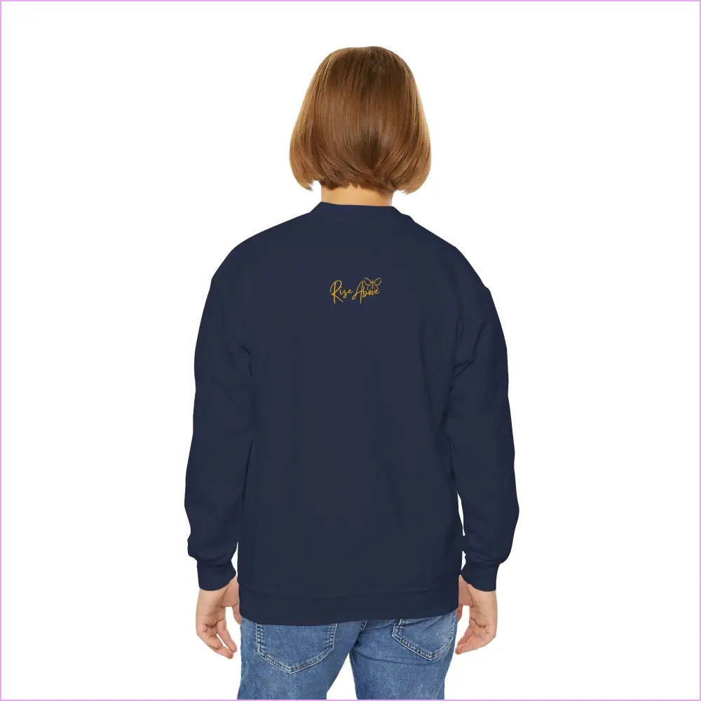 Inspirational Youth Crewneck Sweatshirt - ’Forget the Mistake Remember the Lesson’ - Kids clothes