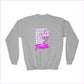 Inspirational Youth Crewneck Sweatshirt - ’Keep the Faith’ - Sport Grey / XS - Kids clothes