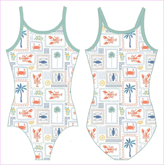ISLAND TIME GYMNASTICS LEOTARD - GYMNASTICS LEOTARDS