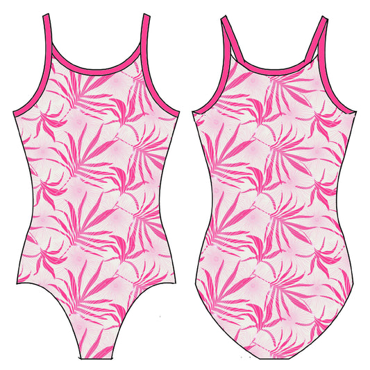 JUNGLE SUNSET GYMNASTICS LEOTARD