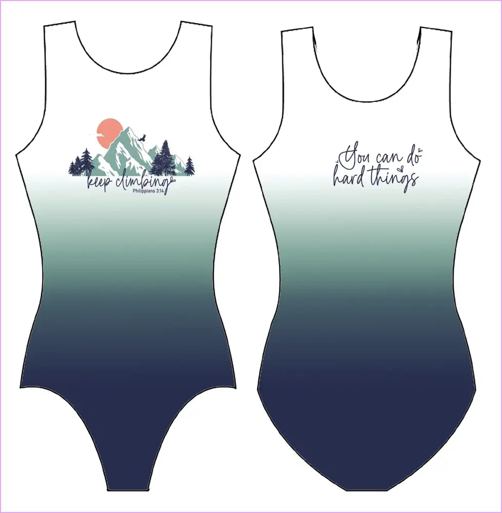 KEEP CLIMBING GYMNASTICS LEOTARD - GYMNASTICS LEOTARDS