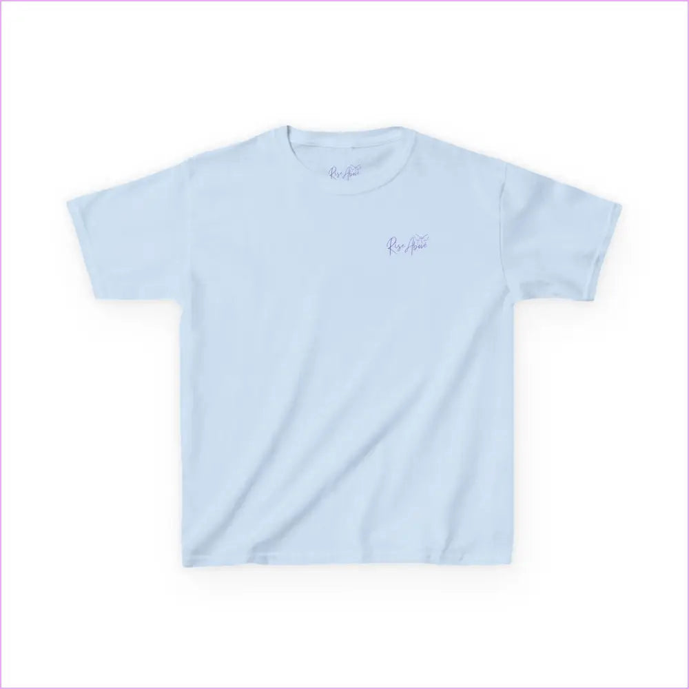 Kids Bloom Your Own Way Tee - Fun Colorful Cotton T-Shirt for Creative Kids - Light Blue / XS - Kids clothes