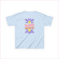 Kids Bloom Your Own Way Tee - Fun Colorful Cotton T-Shirt for Creative Kids - Kids clothes