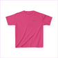 Kids Floral Tee - ’Trust The Magic Of New Beginnings’ - Heliconia / XS - Kids clothes