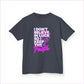Kids Heavy Cotton Tee - ’I Don’t Believe in Luck Keep the Faith’ - Kids clothes