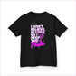 Kids Heavy Cotton Tee - ’I Don’t Believe in Luck Keep the Faith’ - Kids clothes