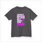 Kids Heavy Cotton Tee - ’I Don’t Believe in Luck Keep the Faith’ - Kids clothes