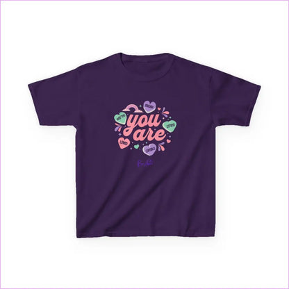 Kids Heavy Cotton™ Tee - Purple / XS - Kids clothes