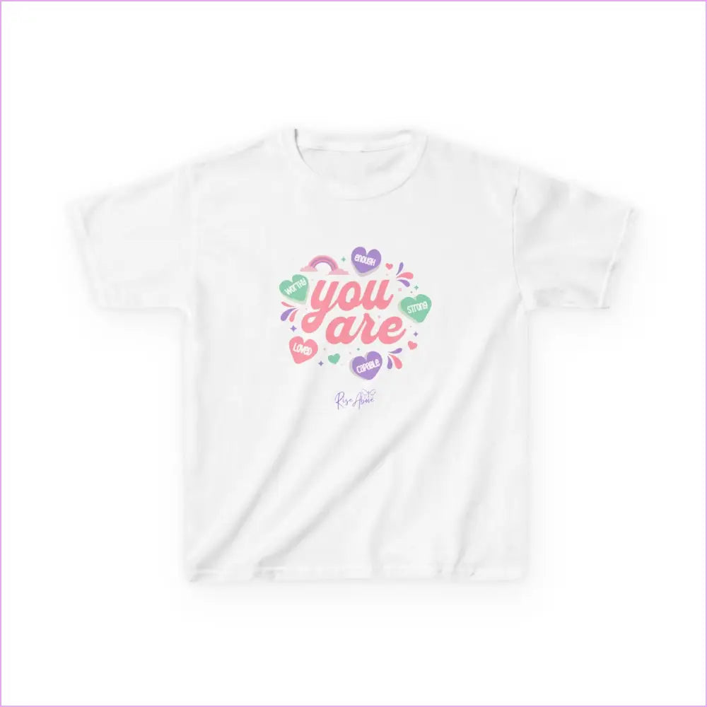 Kids Heavy Cotton™ Tee - White / XS - Kids clothes