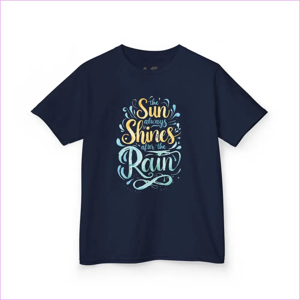 Kids Inspirational Tee: ’The Sun Always Shines After the Rain’ - Kids clothes