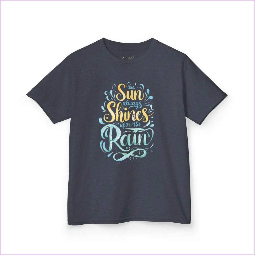 Kids Inspirational Tee: ’The Sun Always Shines After the Rain’ - Kids clothes
