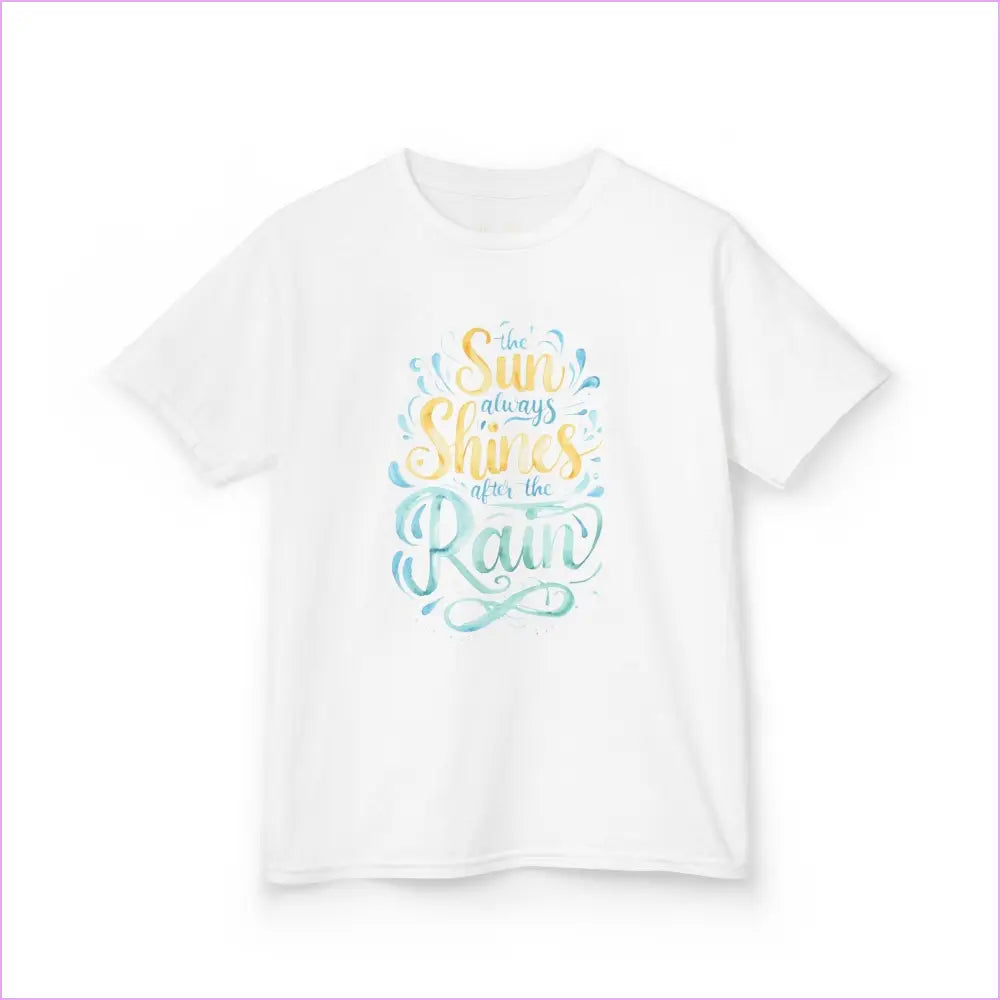 Kids Inspirational Tee: ’The Sun Always Shines After the Rain’ - Kids clothes