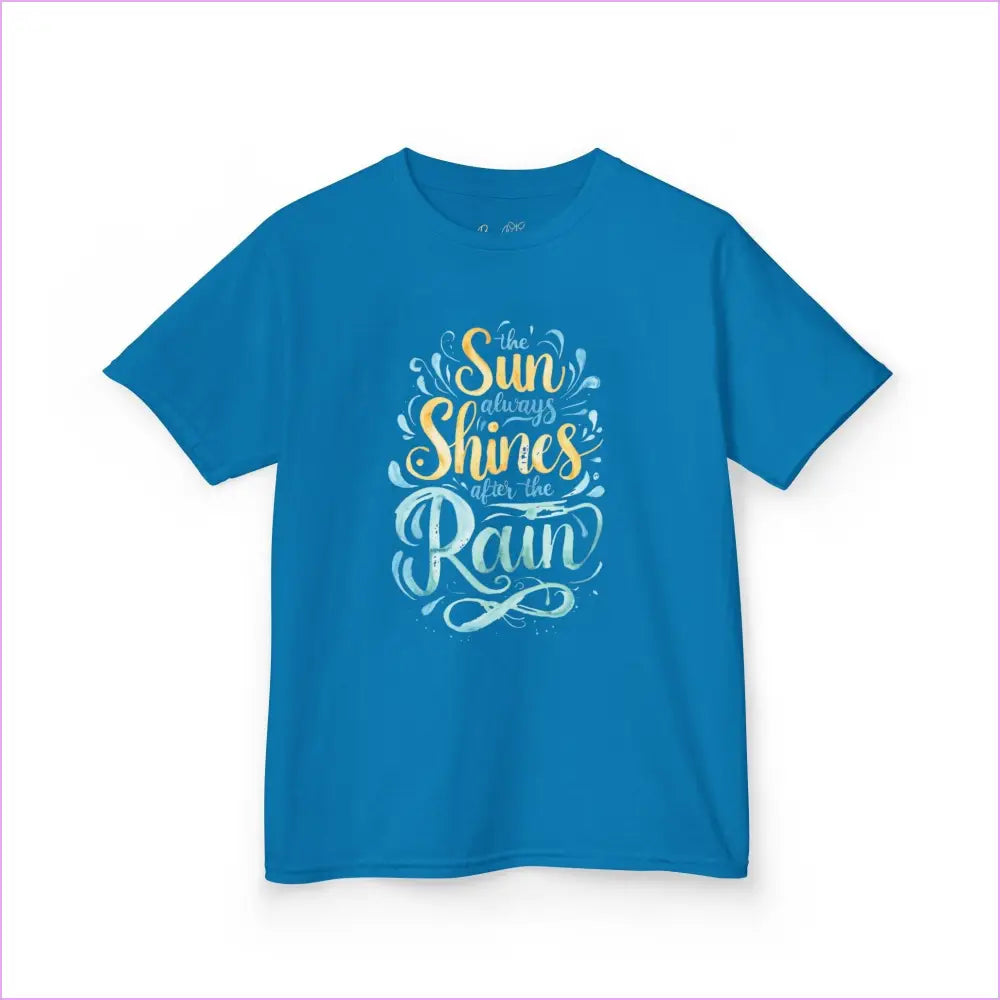 Kids Inspirational Tee: ’The Sun Always Shines After the Rain’ - Kids clothes