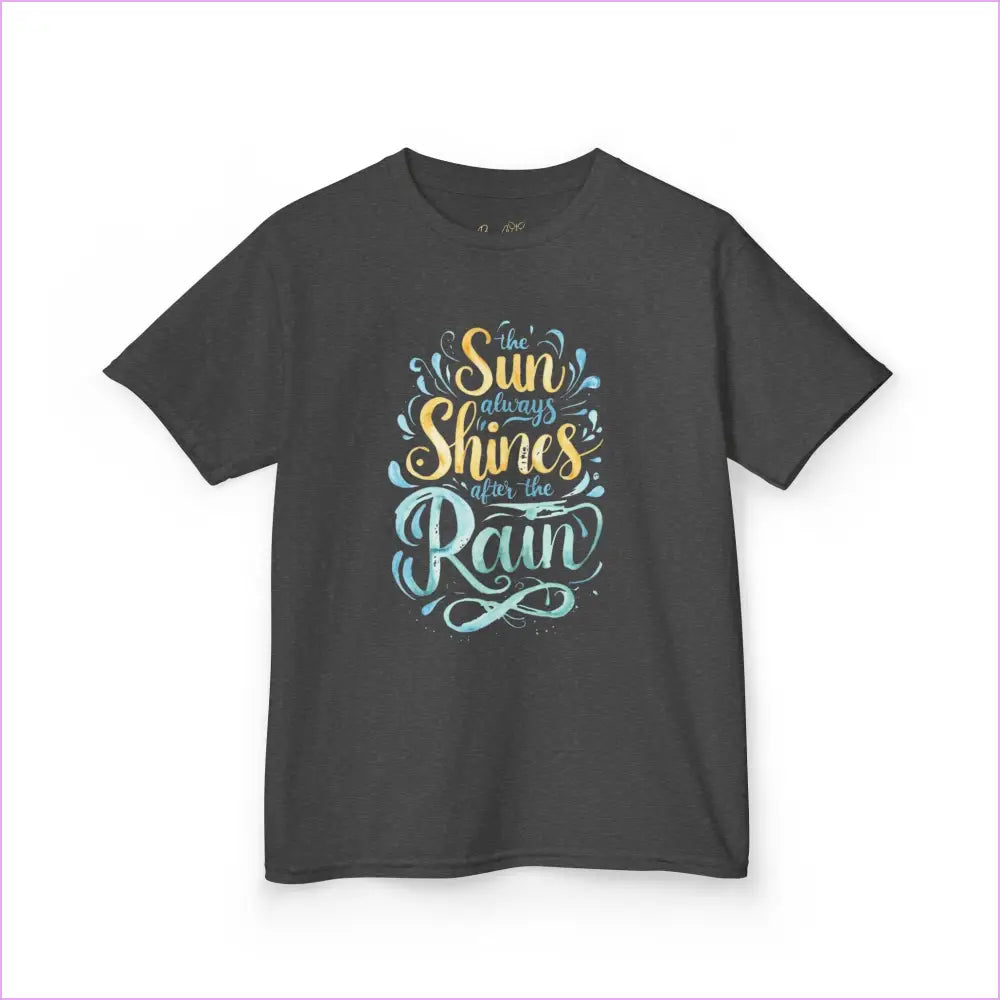 Kids Inspirational Tee: ’The Sun Always Shines After the Rain’ - Kids clothes