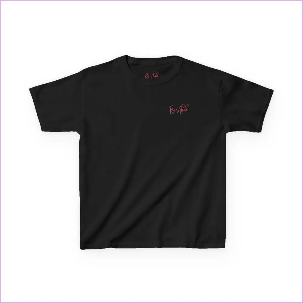Kids Motivational Tee - ’Don’t Stop Until You’re Proud’ - Black / XS - Kids clothes