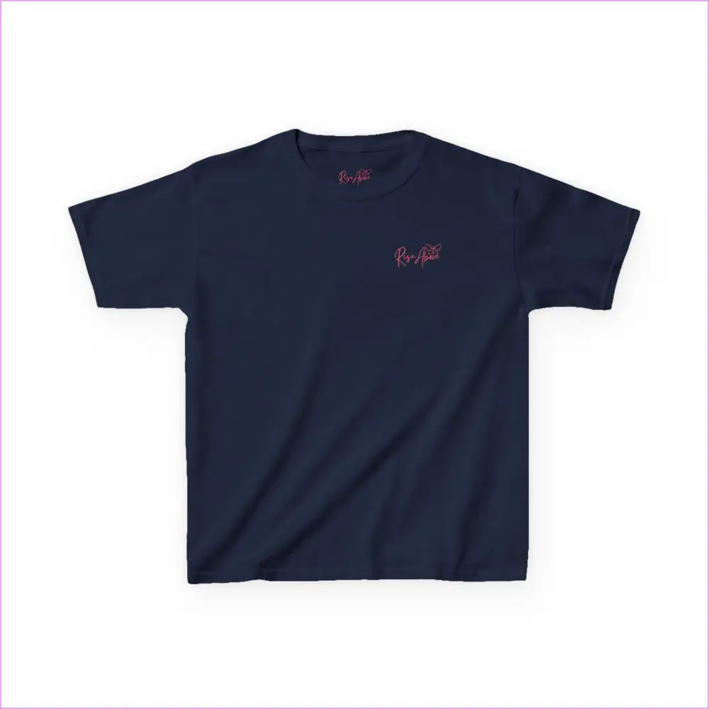 Kids Motivational Tee - ’Don’t Stop Until You’re Proud’ - Navy / XS - Kids clothes