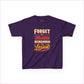 Kids Motivational Tee - ’Forget the Mistake Remember the Lesson’ - Purple / XS - Kids clothes