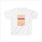 Kids Motivational Tee - ’Forget the Mistake Remember the Lesson’ - White / XS - Kids clothes
