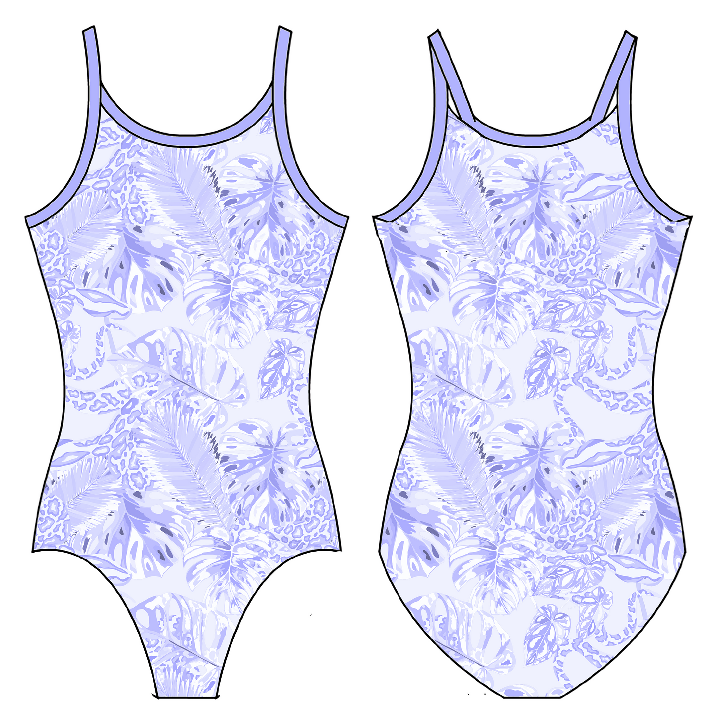 LAVENDER DREAMS GYMNASTICS LEOTARD