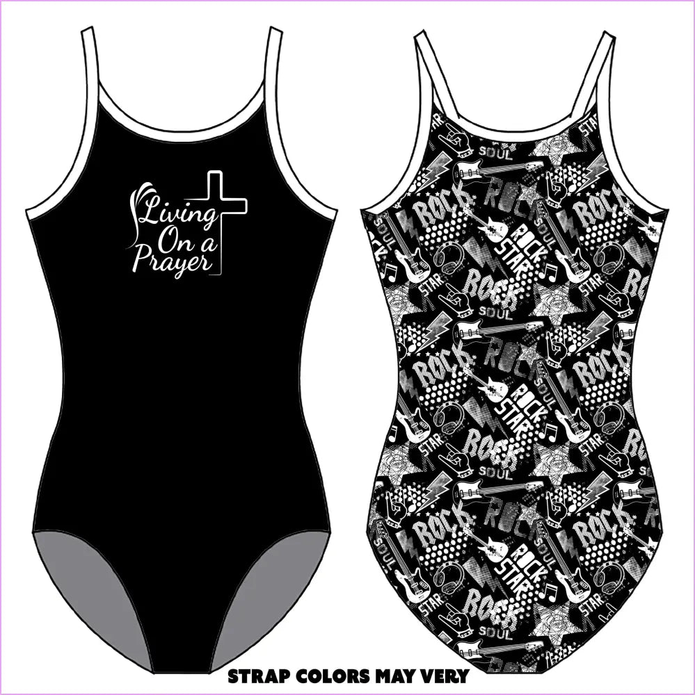 LIVING ON A PRAYER GYMNASTICS LEOTARD - GYMNASTICS LEOTARDS