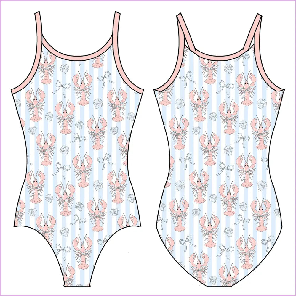 LOBSTERS GYMNASTICS LEOTARD - GYMNASTICS LEOTARDS