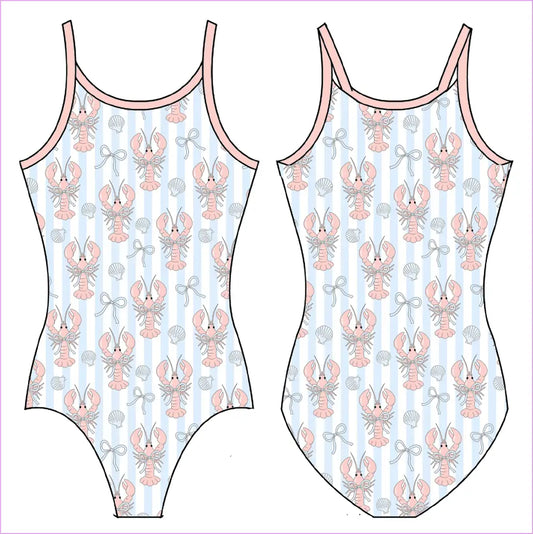 LOBSTERS GYMNASTICS LEOTARD - GYMNASTICS LEOTARDS