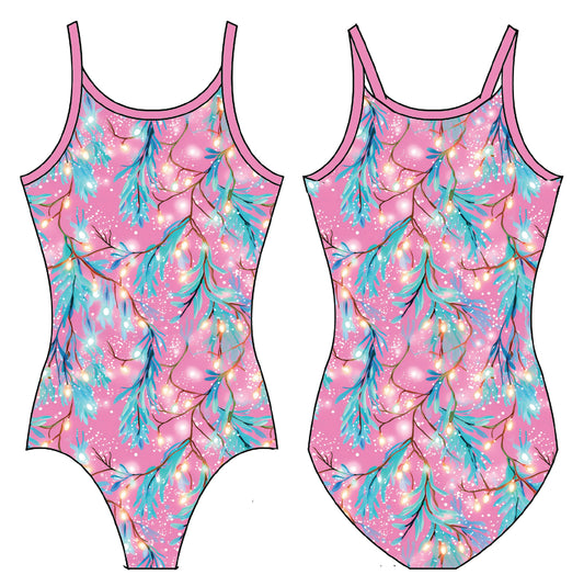 BOUGHS OF HOLLY GYMNASTICS LEOTARD