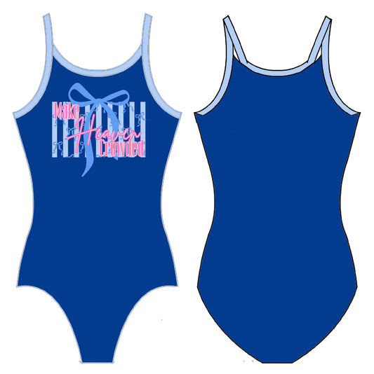 MAKE HEAVEN CROWDED GYMNASTICS LEOTARD