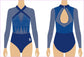 MIDNIGHT CROWN GYMNASTICS COMPETITION LEOTARD - GYMNASTICS LEOTARDS