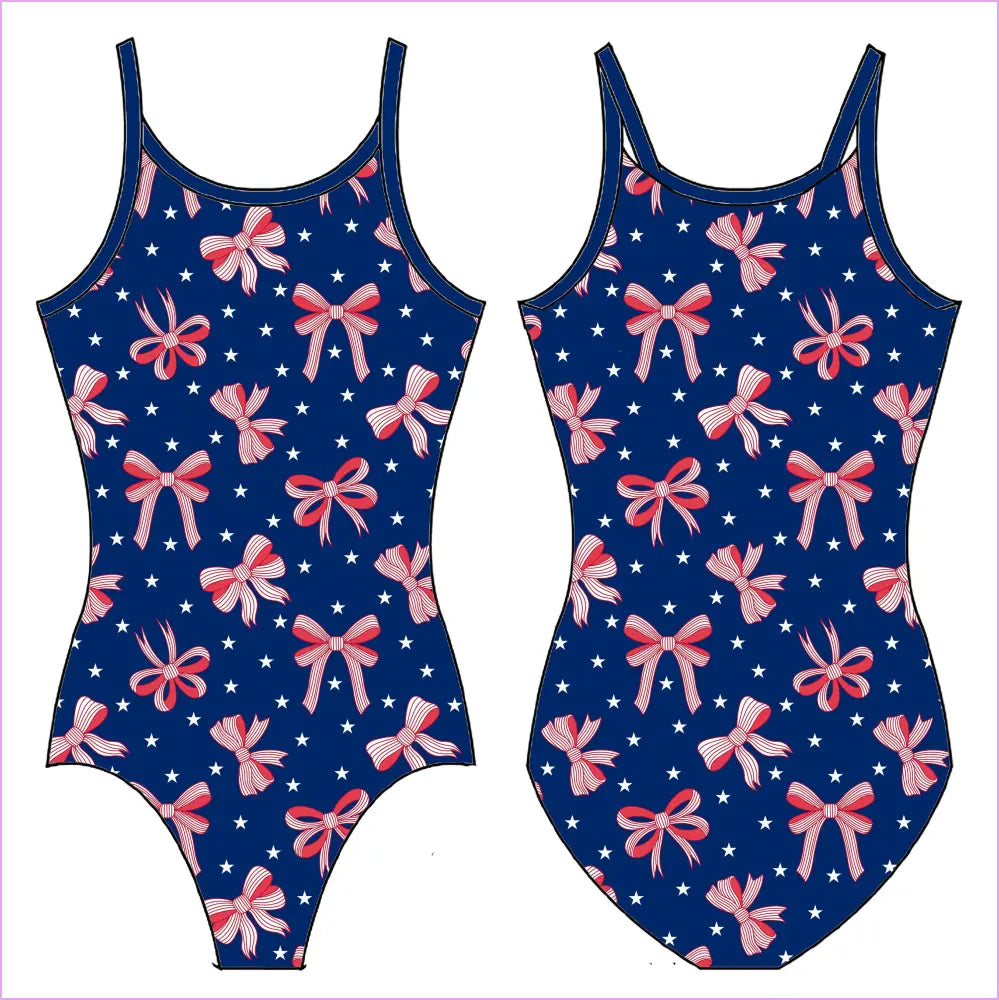 MISS 4TH OF JULY GYMNASTICS LEOTARD - GYMNASTICS LEOTARDS