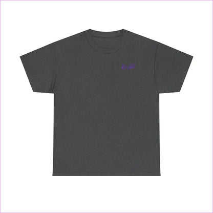 Motivational Unisex Heavy Cotton Tee - ’Struggle but Never Quit’ - Dark Heather / S - T-Shirt