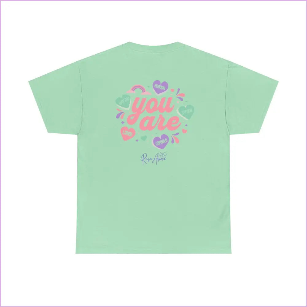 Motivational Unisex Heavy Cotton Tee - ’You Are’ Uplifting Message - T-Shirt
