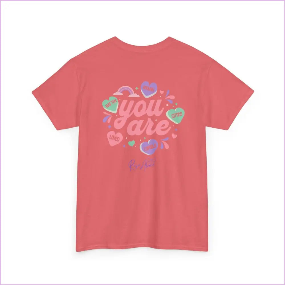 Motivational Unisex Heavy Cotton Tee - ’You Are’ Uplifting Message - T-Shirt