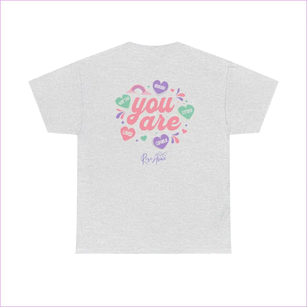 Motivational Unisex Heavy Cotton Tee - ’You Are’ Uplifting Message - T-Shirt