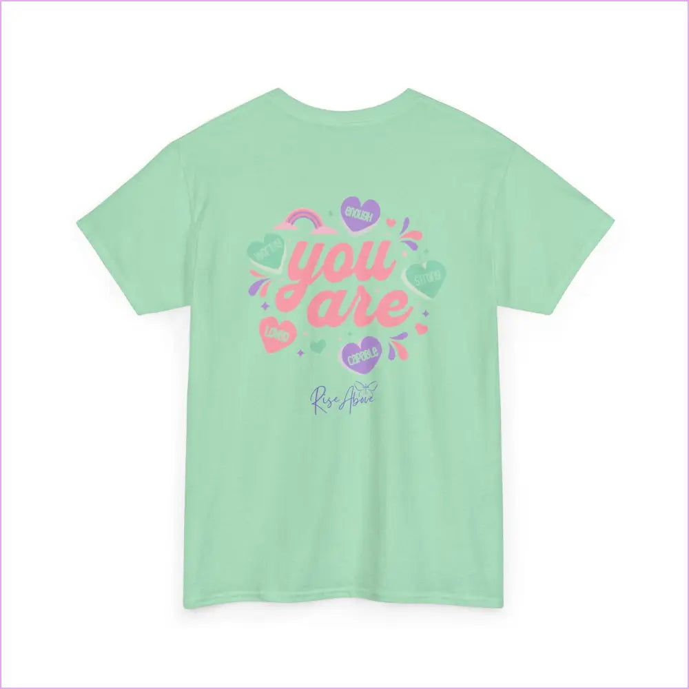 Motivational Unisex Heavy Cotton Tee - ’You Are’ Uplifting Message - T-Shirt