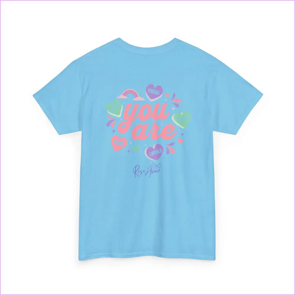 Motivational Unisex Heavy Cotton Tee - ’You Are’ Uplifting Message - T-Shirt