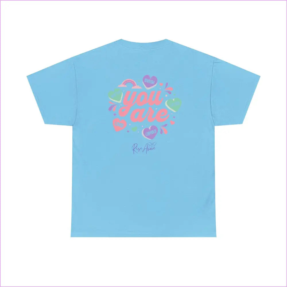 Motivational Unisex Heavy Cotton Tee - ’You Are’ Uplifting Message - T-Shirt