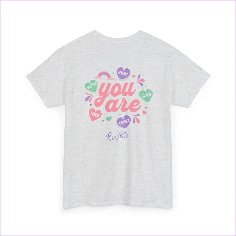 Motivational Unisex Heavy Cotton Tee - ’You Are’ Uplifting Message - T-Shirt