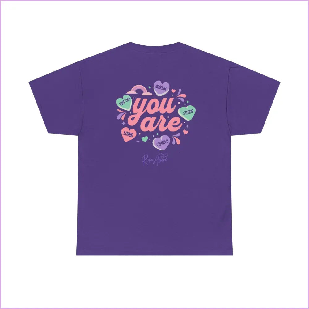 Motivational Unisex Heavy Cotton Tee - ’You Are’ Uplifting Message - T-Shirt