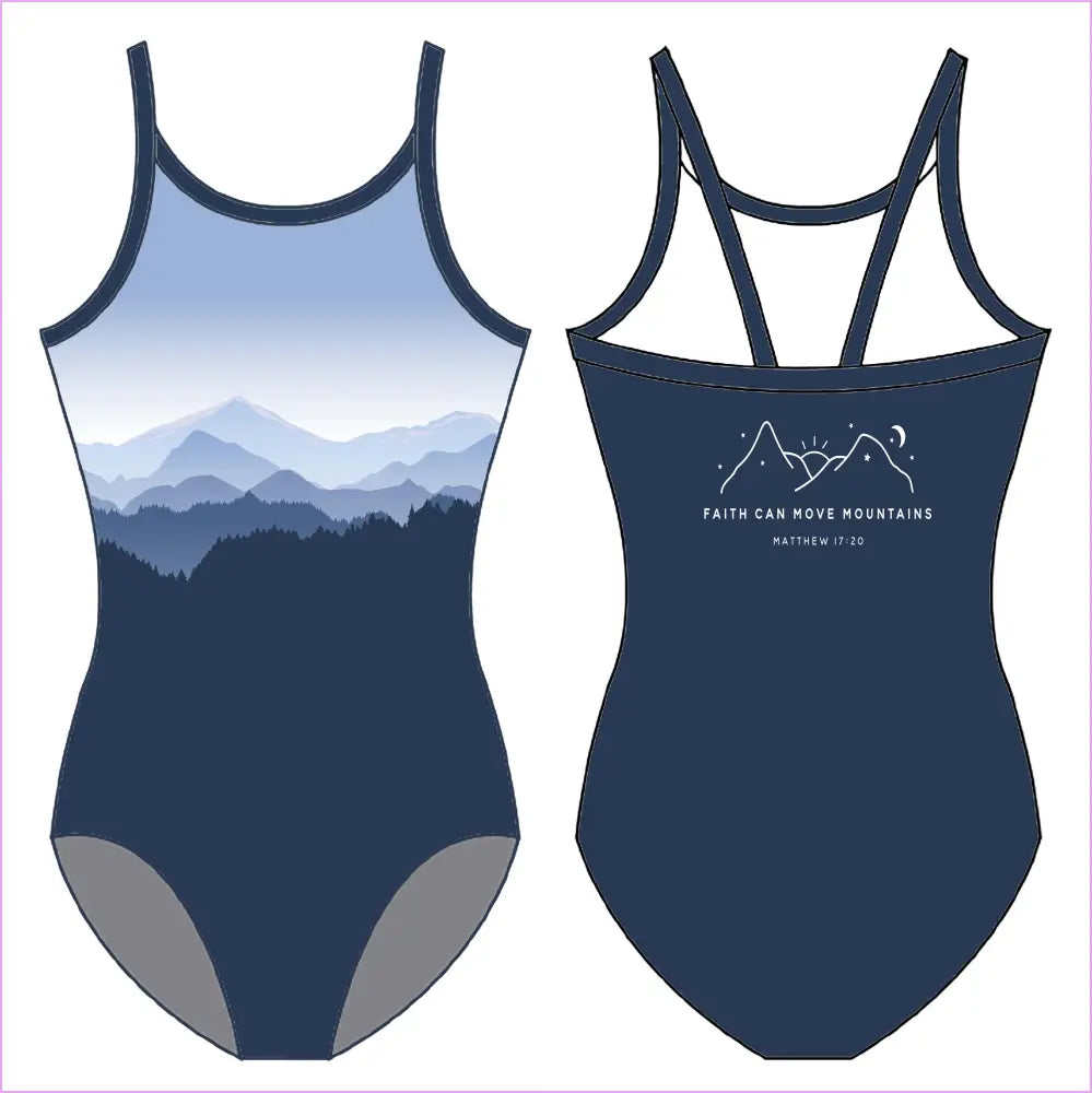 MOVE MOUNTAINS GYMNASTICS LEOTARD - GYMNASTICS LEOTARDS