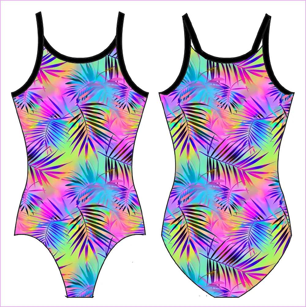NEON TROPICS GYMNASTICS LEOTARD - GYMNASTICS LEOTARDS