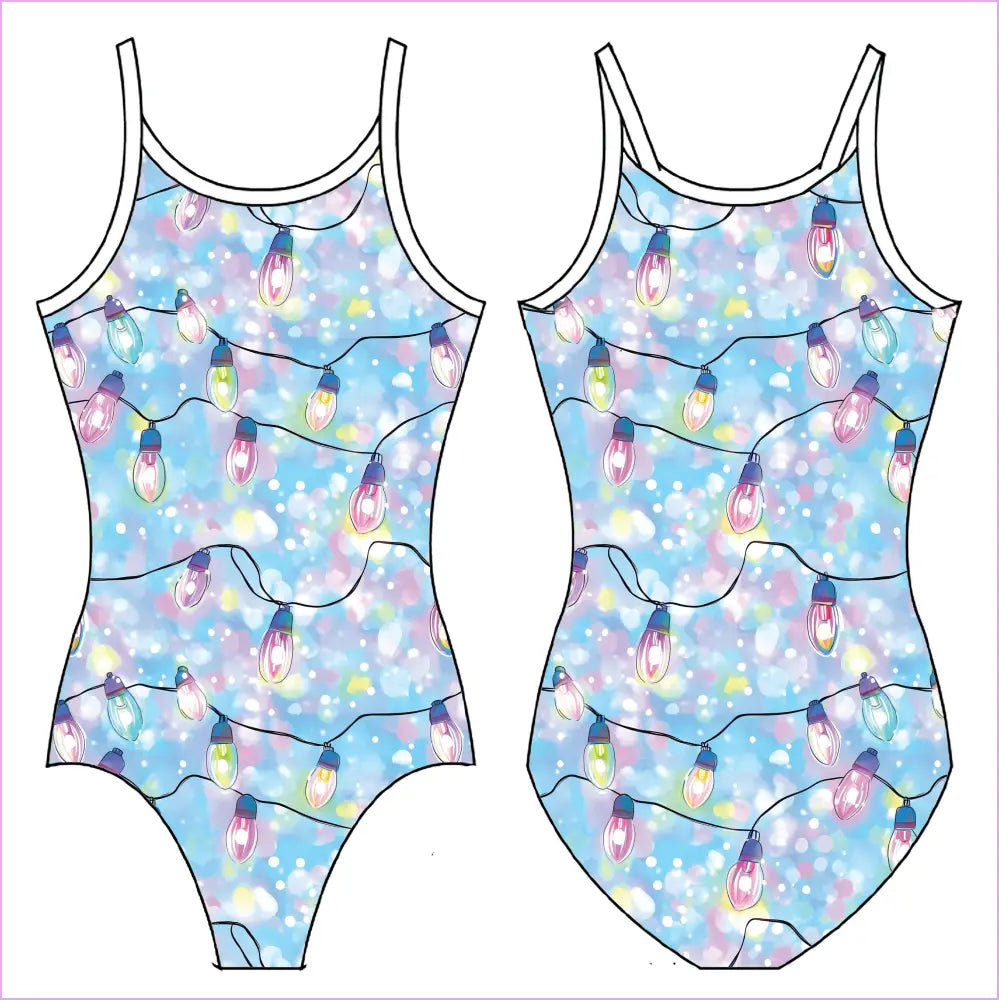 NIGHT OF LIGHTS GYMNASTICS LEOTARD - GYMNASTICS LEOTARDS