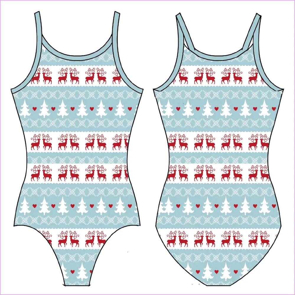 NORDICC SWEATER GYMNASTICS LEOTARD - GYMNASTICS LEOTARDS