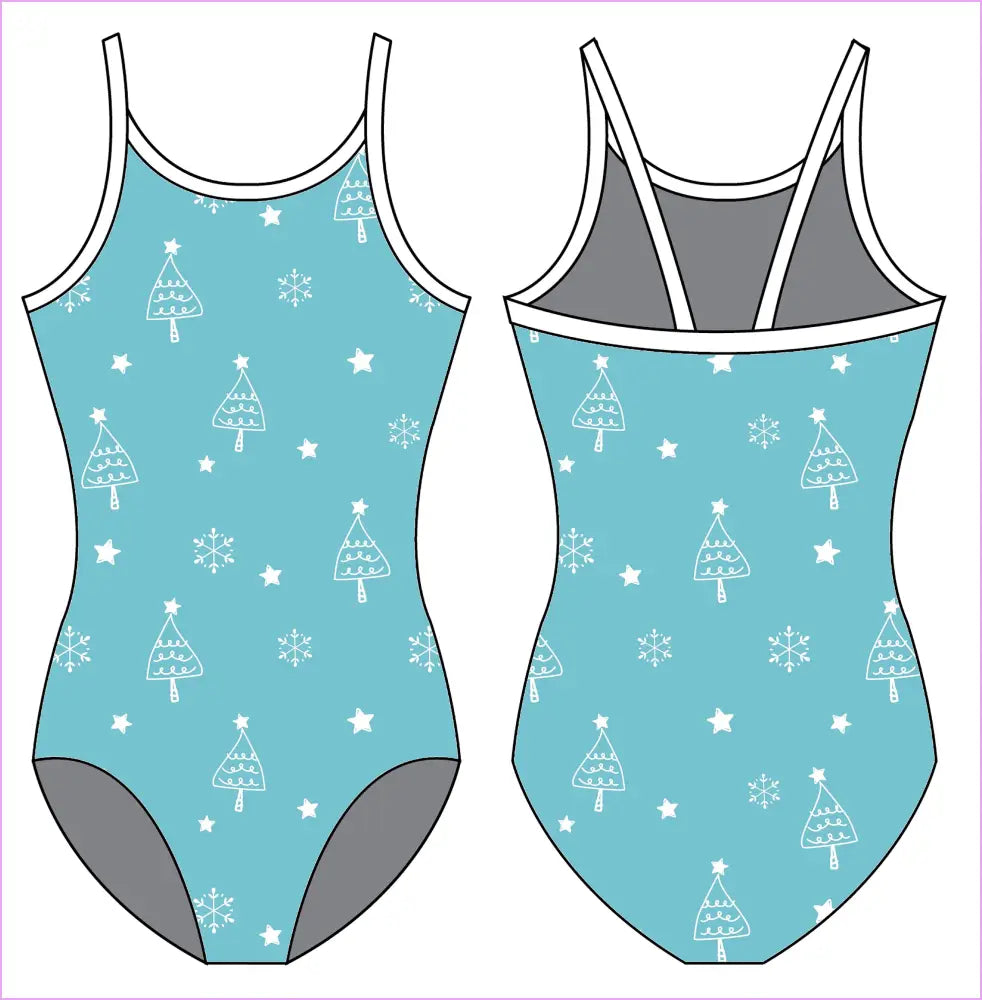 O CHRISTMAS TREE GYMNASTICS LEOTARD - GYMNASTICS LEOTARDS