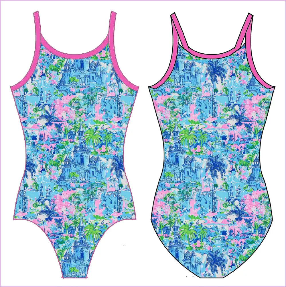 PALM BEACH GYMNASTICS LEOTARD - GYMNASTICS LEOTARDS
