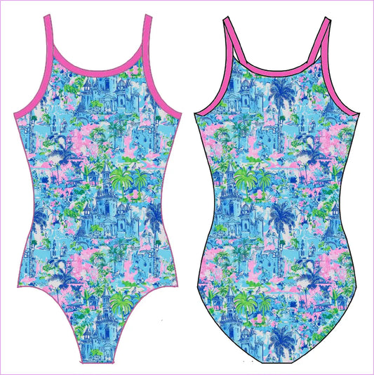 PALM BEACH GYMNASTICS LEOTARD - GYMNASTICS LEOTARDS