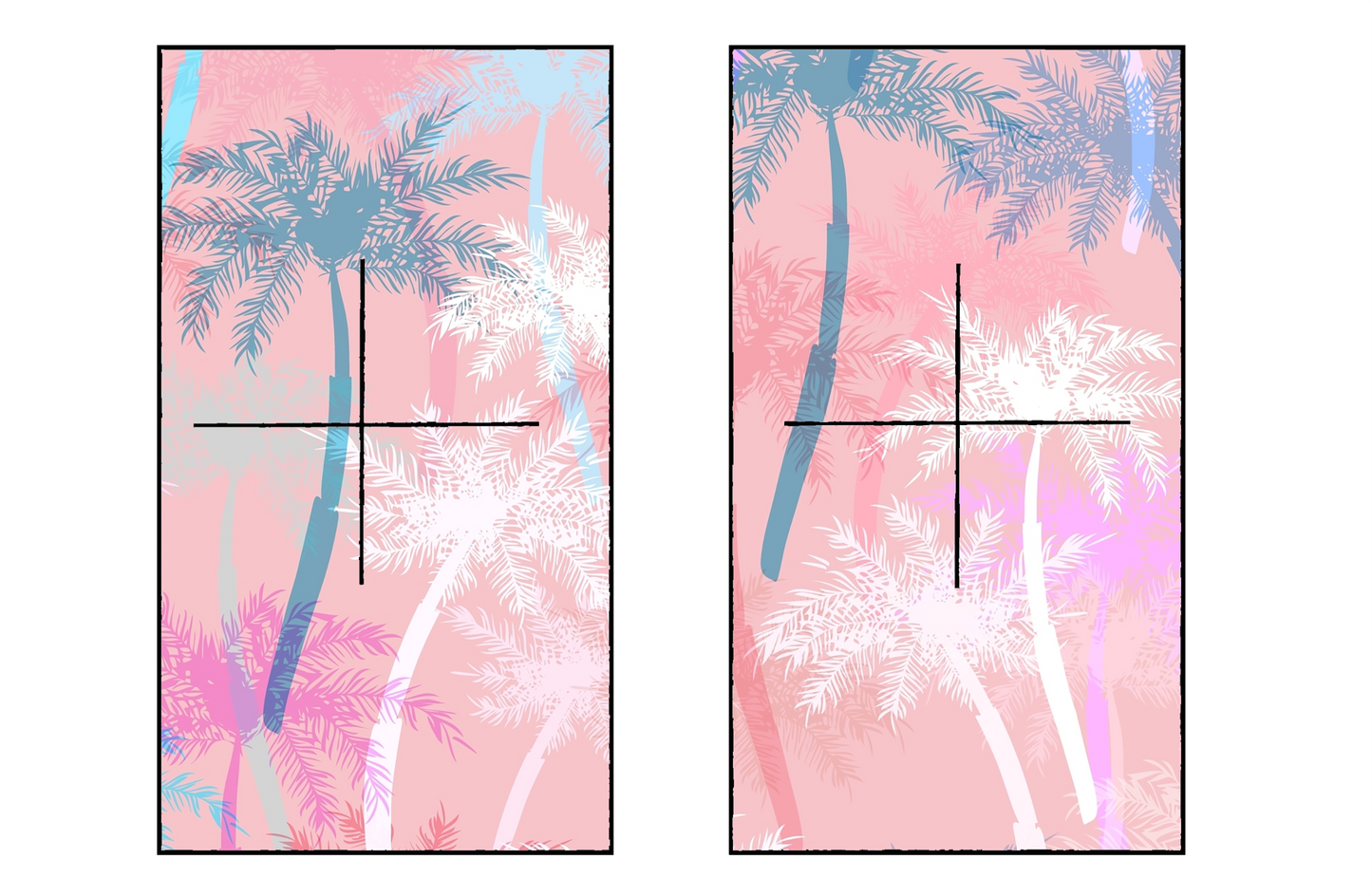 PASTEL PALMS BOSS BANDS