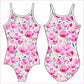 PEONIES GYMNASTICS LEOTARD - GYMNASTICS LEOTARDS