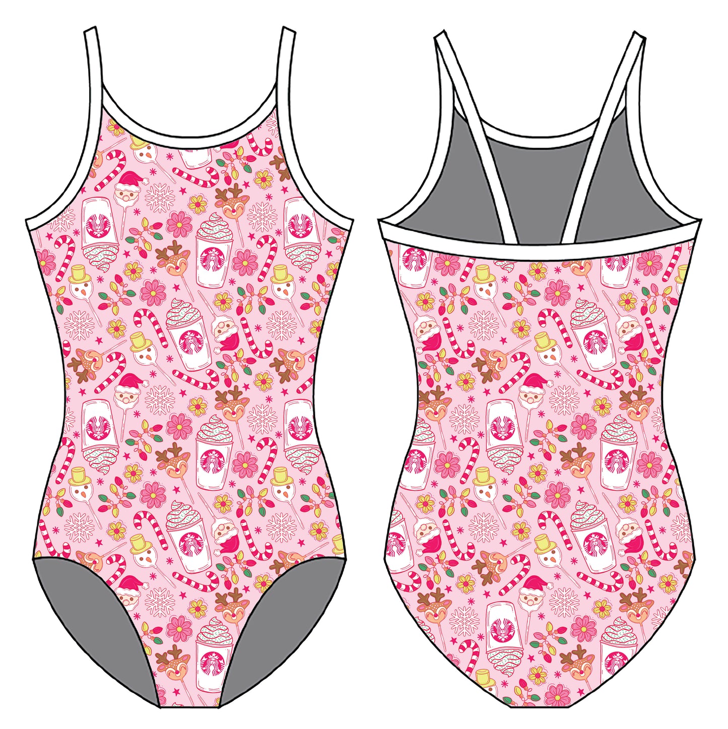 PEPPERMINT STARBIES GYMNASTICS LEOTARD